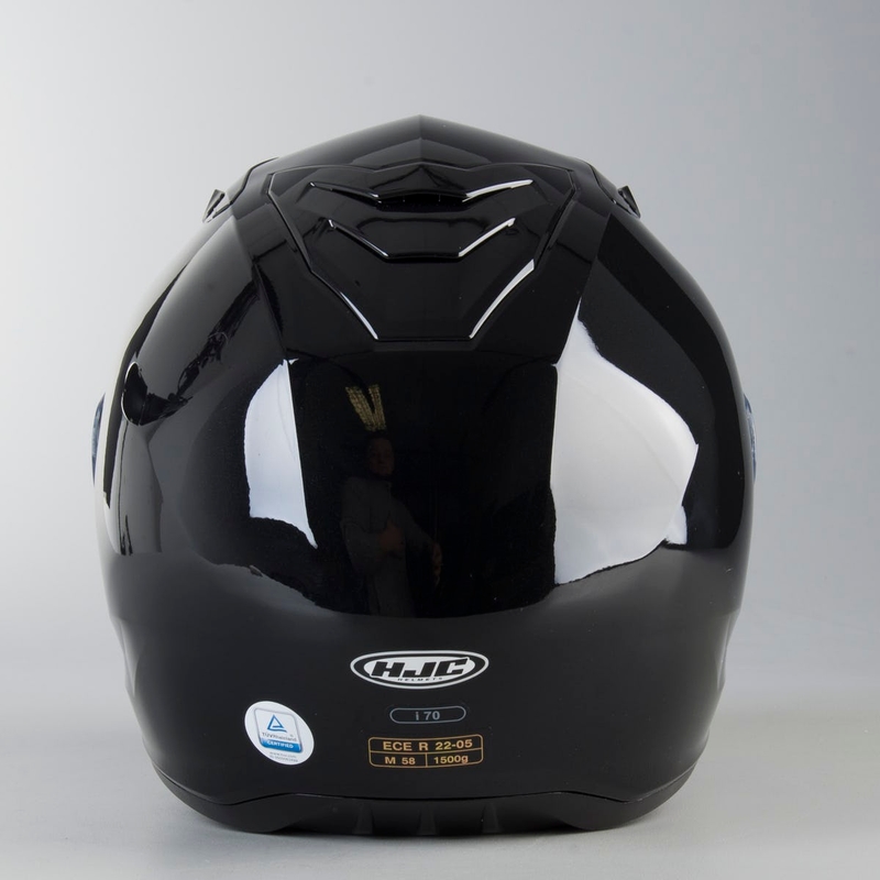 Integralny kask motocyklowy HJC i70 czarny połysk wyprzedaż