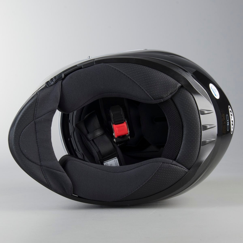 Integralny kask motocyklowy HJC i70 czarny połysk wyprzedaż