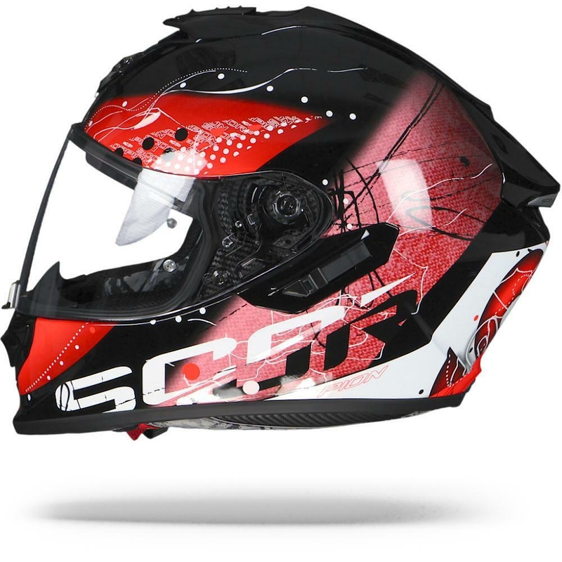 Integralny kask motocyklowy Scorpion EXO-1400 Air Classy czarno-czerwony