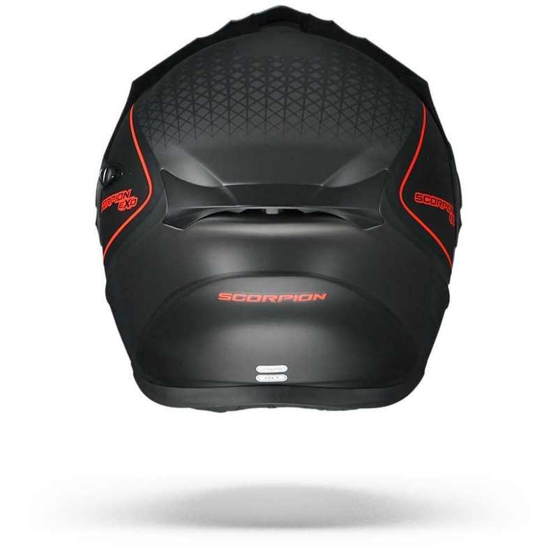Szczękowy enduro kask Scorpion ADX-1 Horizon czarno-fluo czerwony