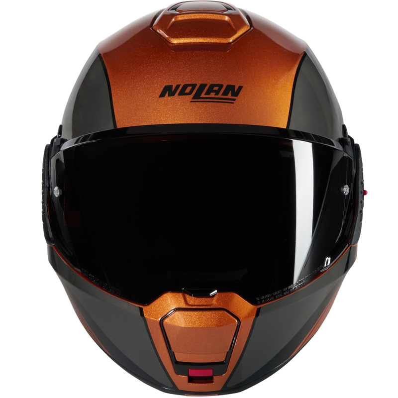 Kask motocyklowy typu flip-up Nolan N120-1 Verniciatura Speciale N-COM 343 glossy ocher-black