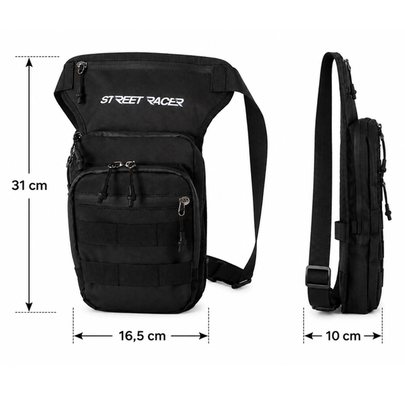 Torba na udo Street Racer Embrace czarna 5 l