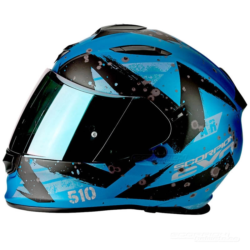 Kask integralny Scorpion EXO-510 Air Marcus niebieski matowy-czarny