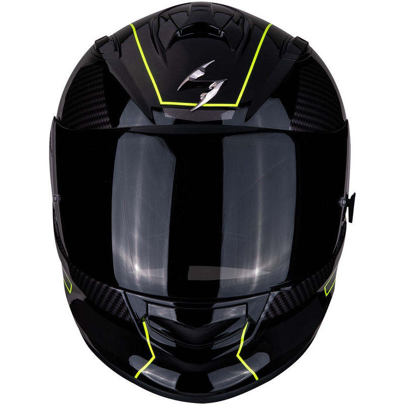 Integralny kask motocyklowy Scorpion EXO-510 Air Frame czarno-biało-fluo żółty wyprzedaż