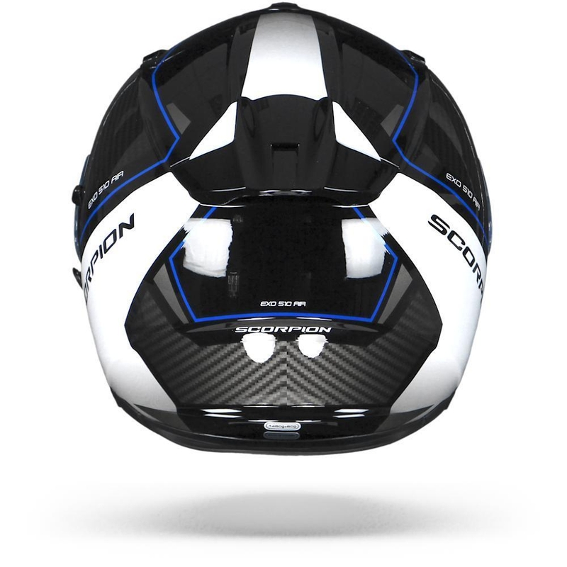 Integralny kask motocyklowy Scorpion EXO-510 Air Frame czarno-niebiesko-biały