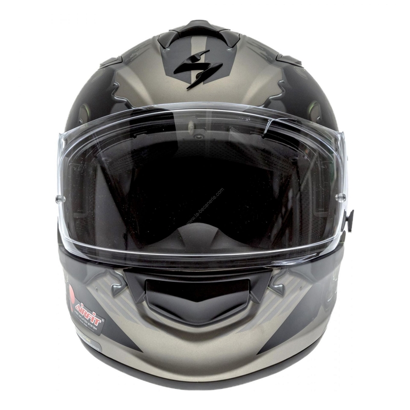 Integralny kask motocyklowy Scorpion EXO-510 Air Likid tytanowo-fluo żółty wyprzedaż