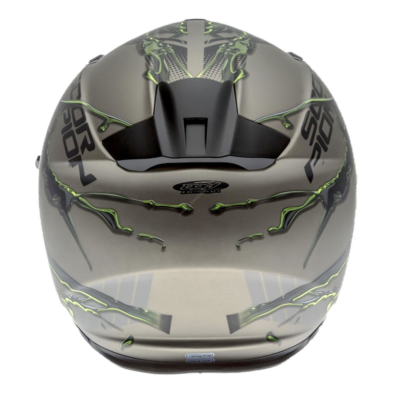 Integralny kask motocyklowy Scorpion EXO-510 Air Likid tytanowo-fluo żółty wyprzedaż