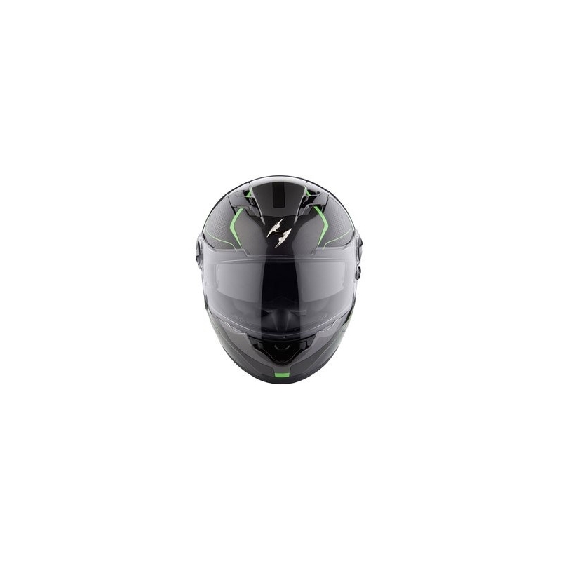Integralny kask motocyklowy Scorpion EXO-490 Vision czarno-zielony wyprzedaż