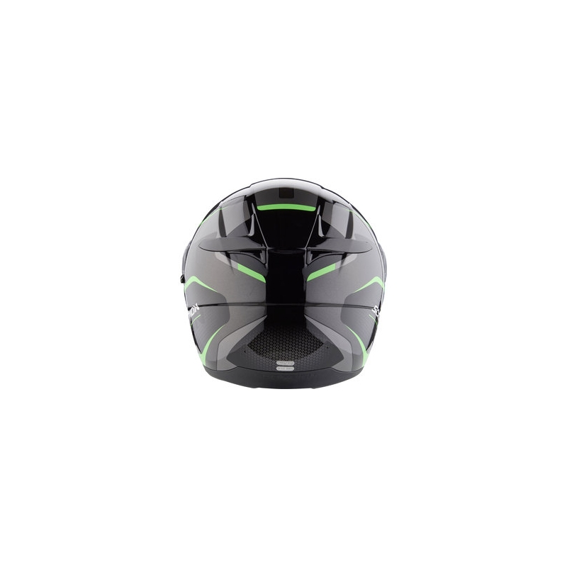 Integralny kask motocyklowy Scorpion EXO-490 Vision czarno-zielony wyprzedaż