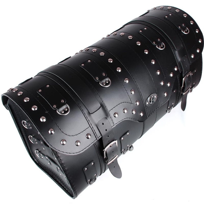Moto kufer skórzany Chopper RSA-16B ze zamkiem