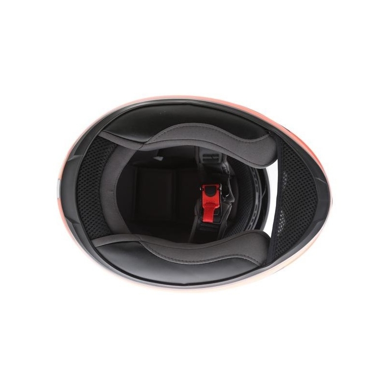 Integralny kask motocyklowy Scorpion EXO-490 Genesi czarny matowy-fluo czerwony wyprzedaż