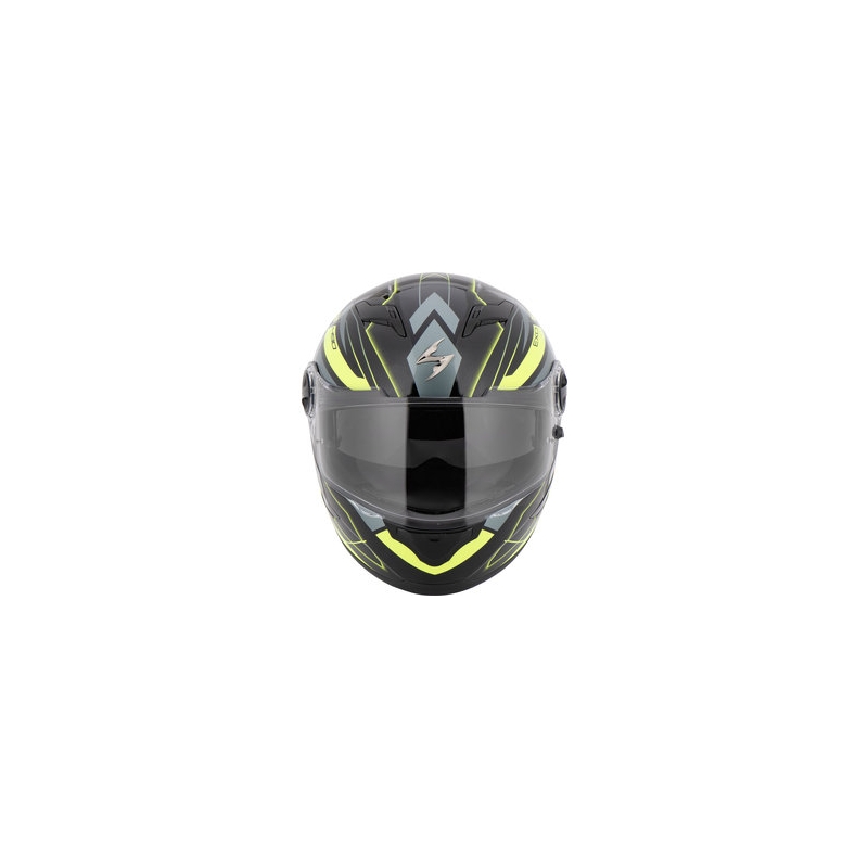 Integralny kask motocyklowy Scorpion EXO-490 Nova czarno-fluo żółty