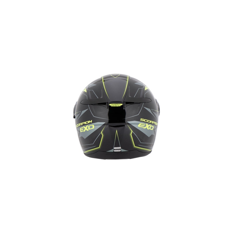 Integralny kask motocyklowy Scorpion EXO-490 Nova czarno-fluo żółty