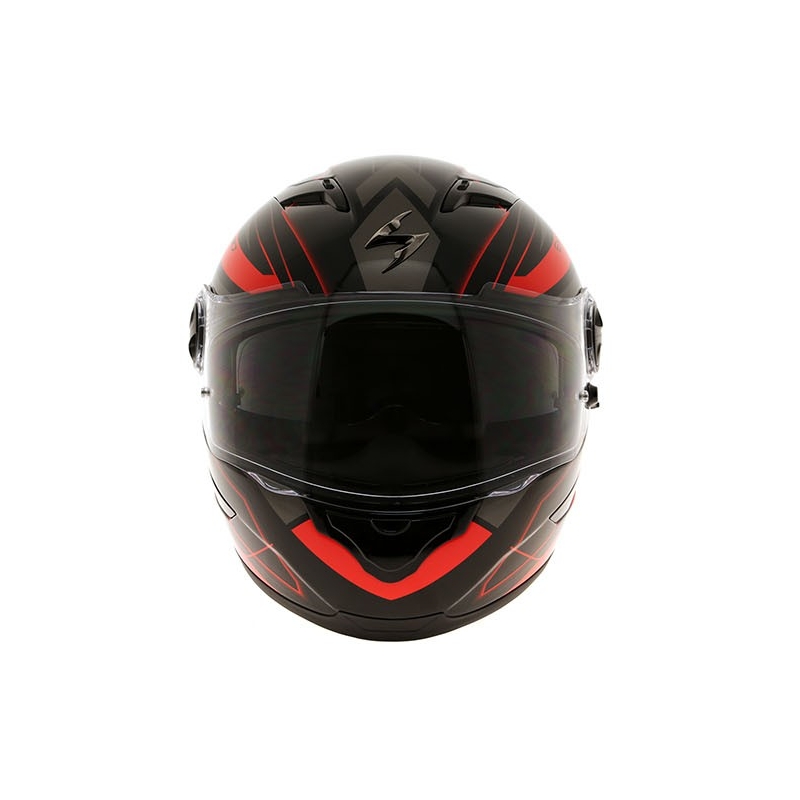 Integralny kask motocyklowy Scorpion EXO-490 Nova czarno-czerwony