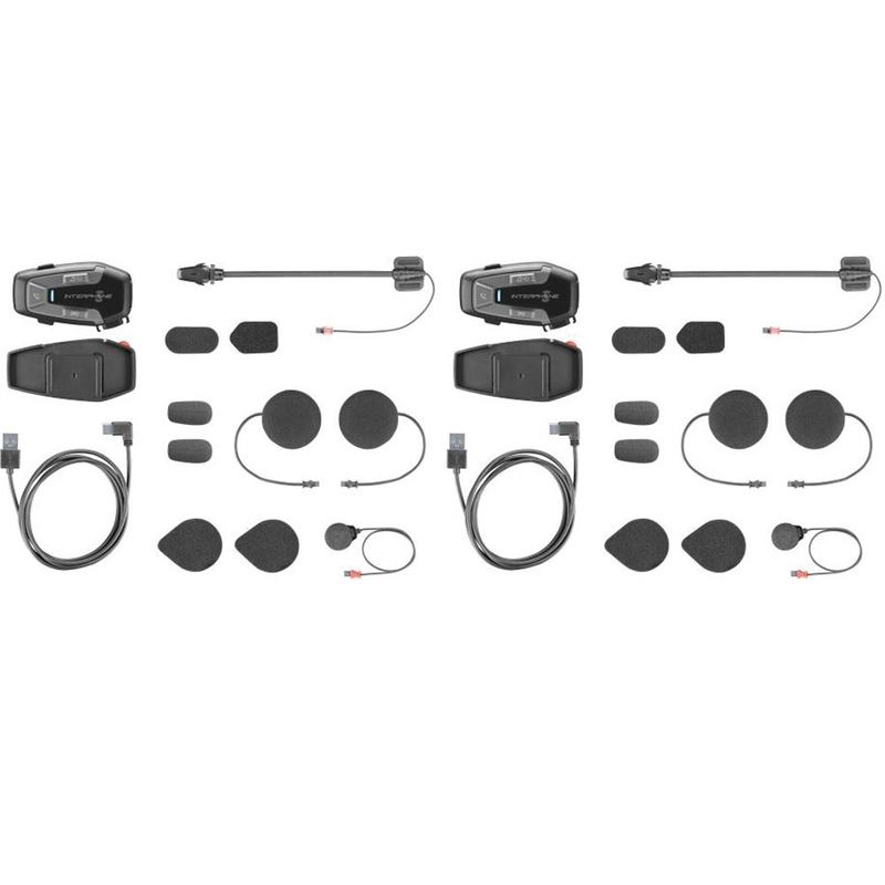Zestaw słuchawkowy Bluetooth Interphone U-COM6R - pakiet podwójny
