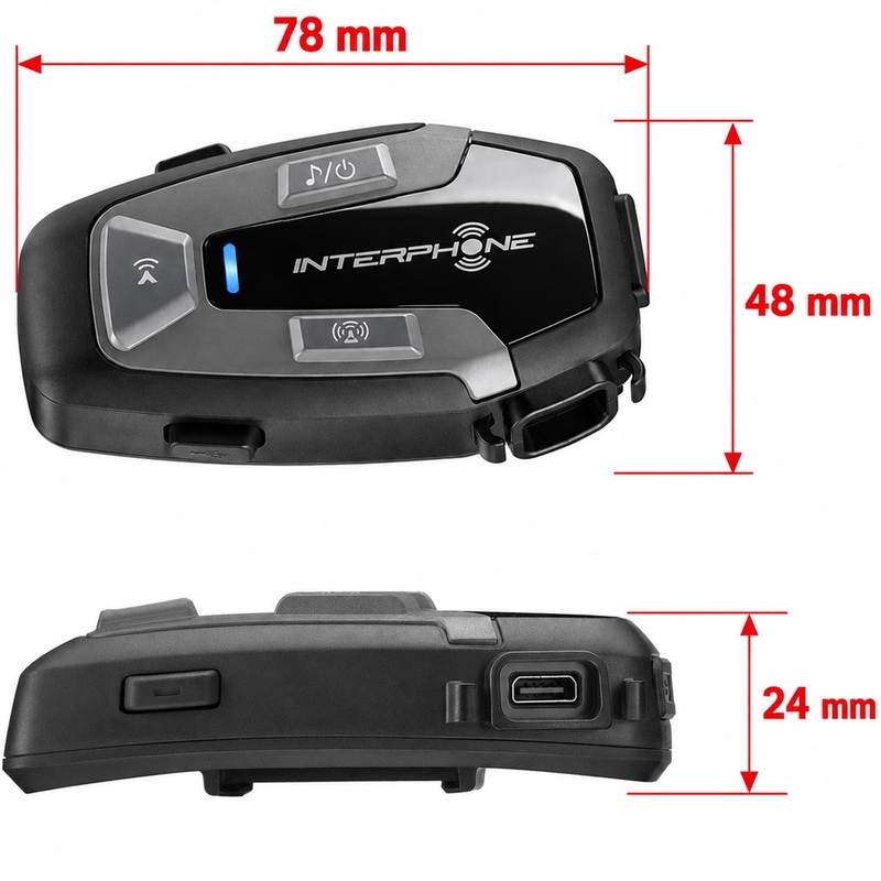 Zestaw słuchawkowy Bluetooth Interphone U-COM6R - pakiet podwójny