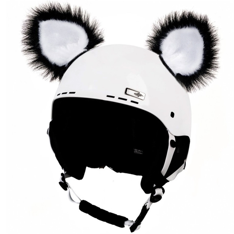 Uszy na kask Kot czarne