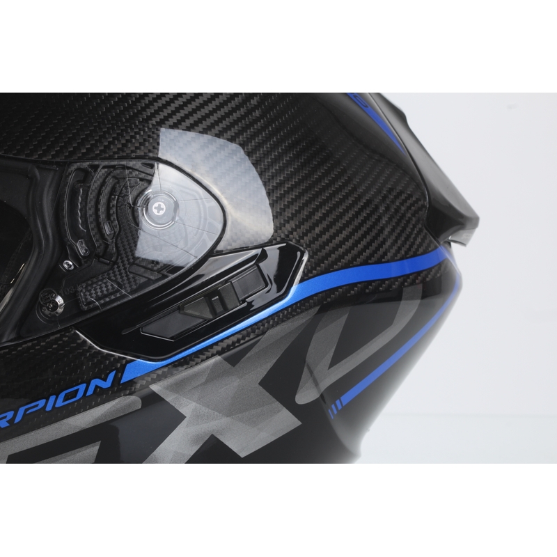 Integralny kask motocyklowy Scorpion EXO-1400 Carbon Air Grand czarno-niebieski