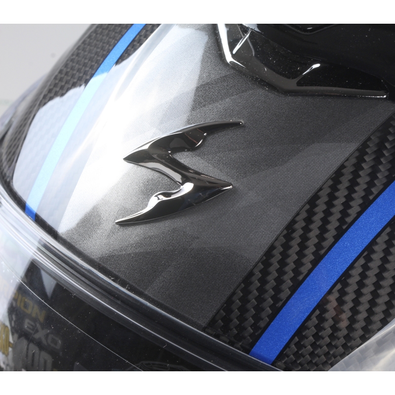 Integralny kask motocyklowy Scorpion EXO-1400 Carbon Air Grand czarno-niebieski
