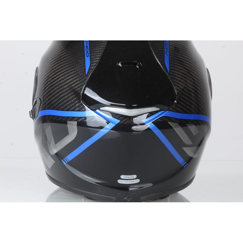 Integralny kask motocyklowy Scorpion EXO-1400 Carbon Air Grand czarno-niebieski