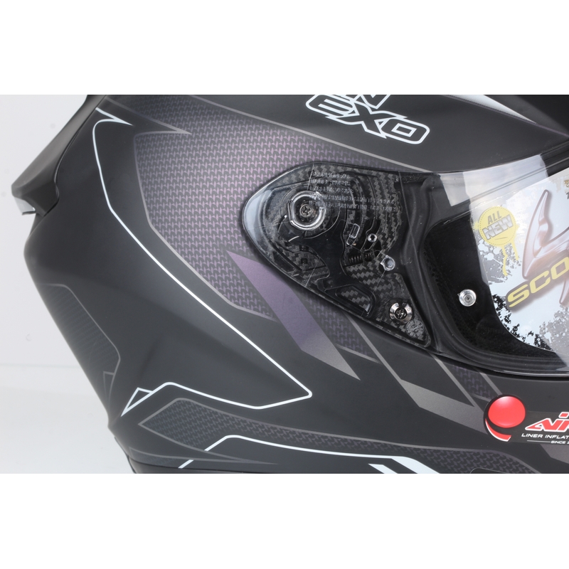 Integralny kask motocyklowy Scorpion Exo-1400 Air Cup chameleon czarny matowy-srebrny wyprzedaż