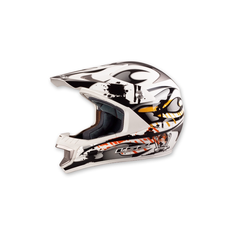 Kask motocyklowy LS2 MX442 Magma Biała