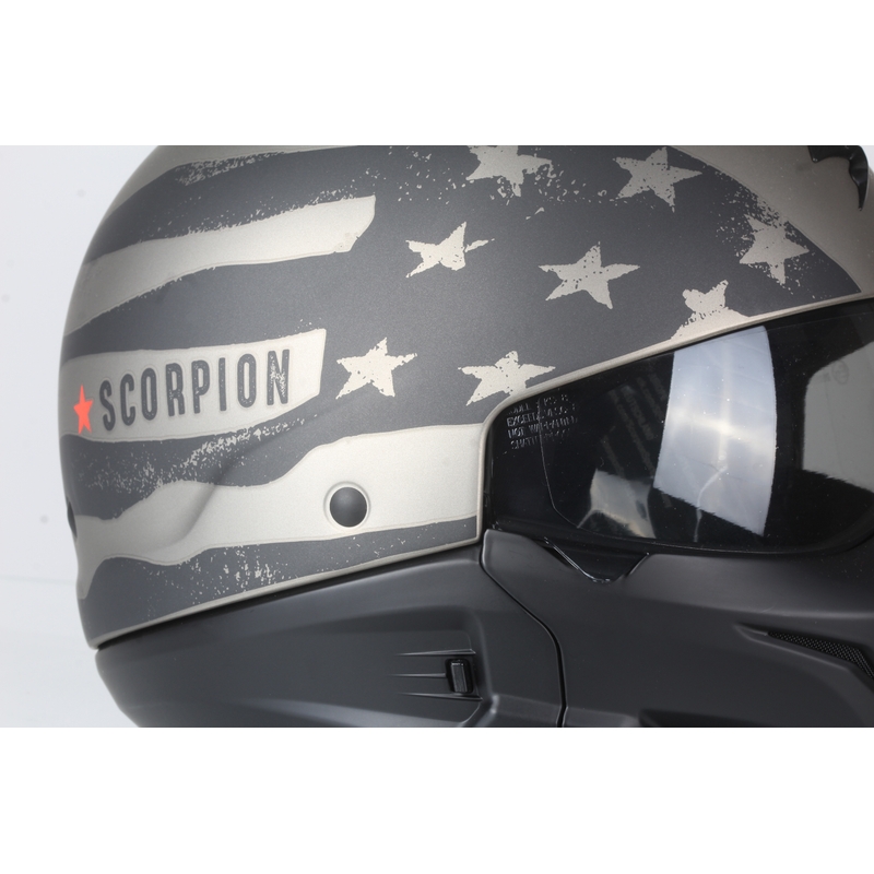 Kask motocyklowy Scorpion EXO-COMBAT Rookie czarno-tytanowy wyprzedaż