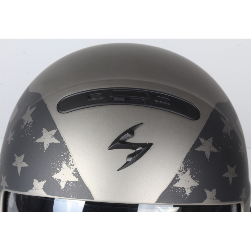Kask motocyklowy Scorpion EXO-COMBAT Rookie czarno-tytanowy wyprzedaż