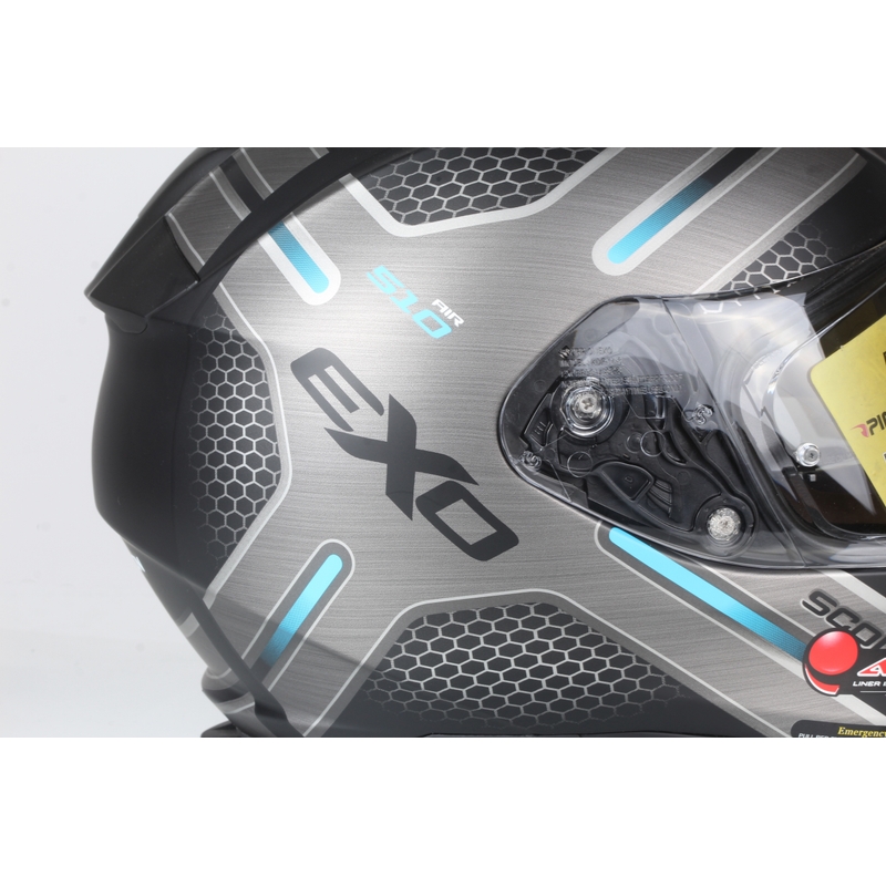 Integralny kask motocyklowy Scorpion EXO-510 Air Route czarny matowy-niebieski