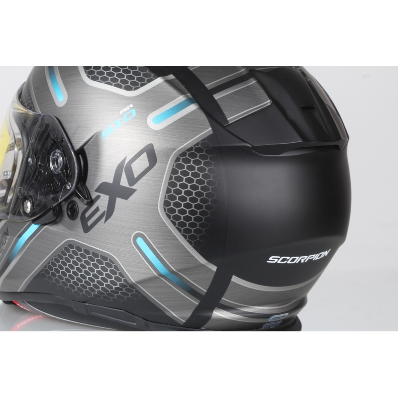 Integralny kask motocyklowy Scorpion EXO-510 Air Route czarny matowy-niebieski
