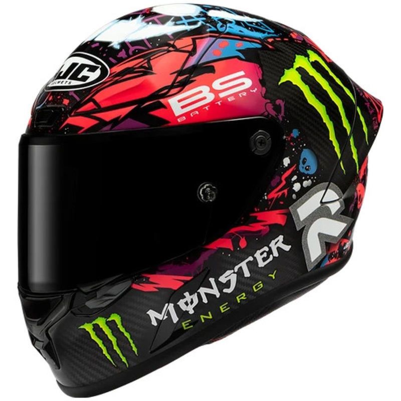 Kask motocyklowy integralny HJC RPHA 1 V2 Carbon Funky Diablo MC8 czarno-wielokolorowy