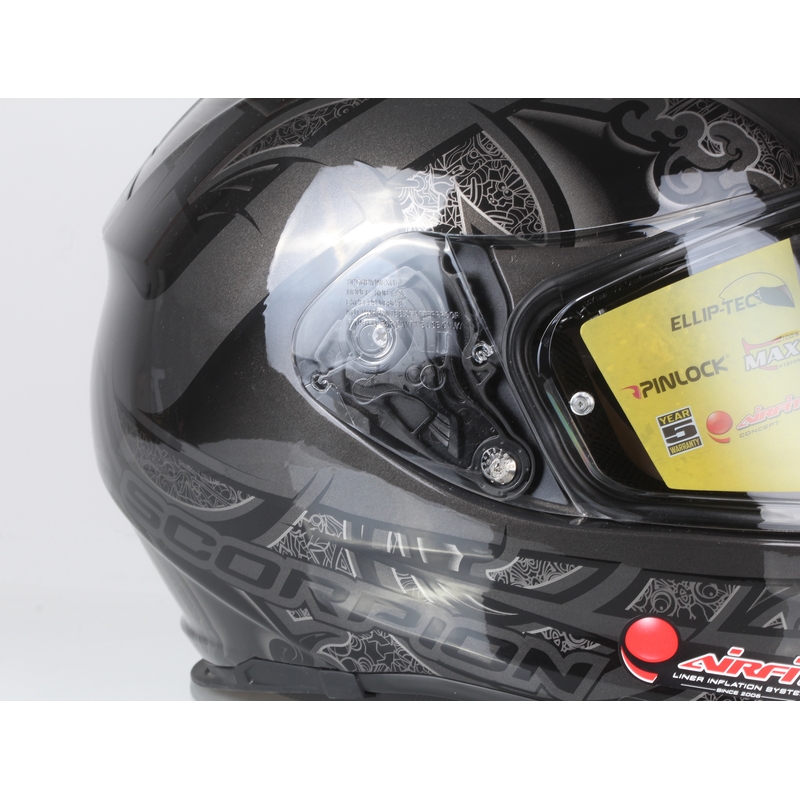 Integralny kask motocyklowy Scorpion EXO-510 Air Arabesc czarny wyprzedaż