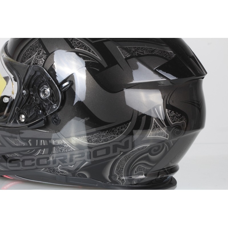 Integralny kask motocyklowy Scorpion EXO-510 Air Arabesc czarny wyprzedaż