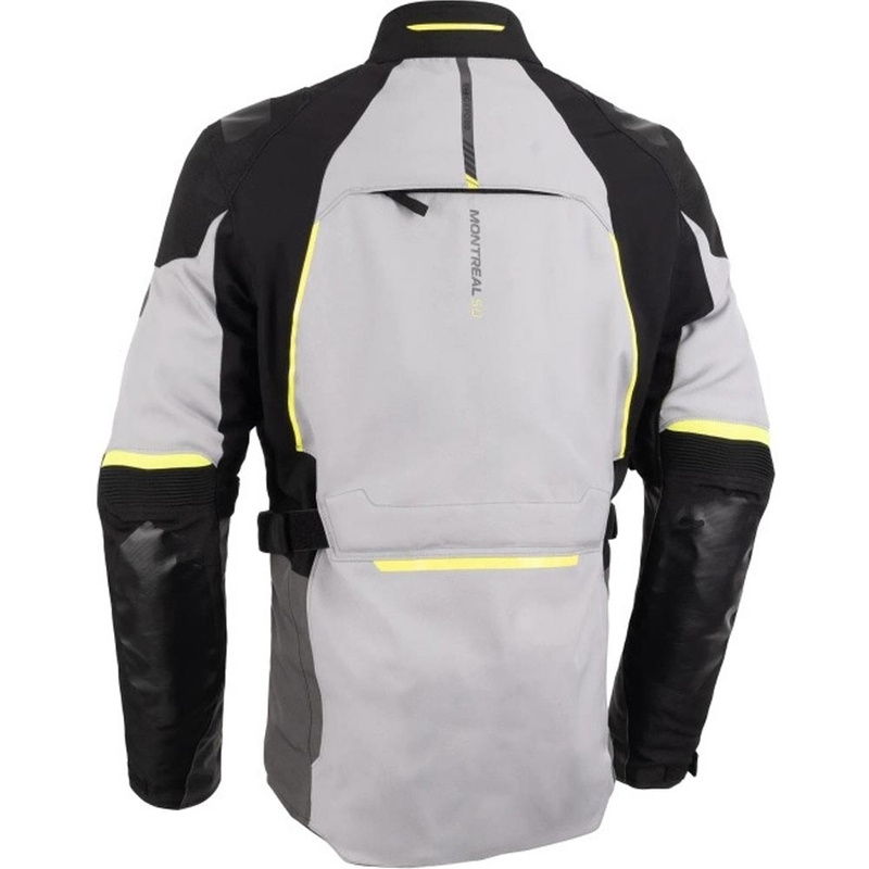 Kurtka motocyklowa Oxford Montreal 5.0 szaro-czarno-żółta
