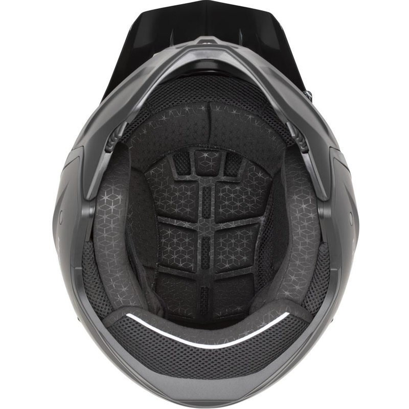 Kask motocyklowy modułowy Cassida Cross Country Dual fluo żółto-czarny