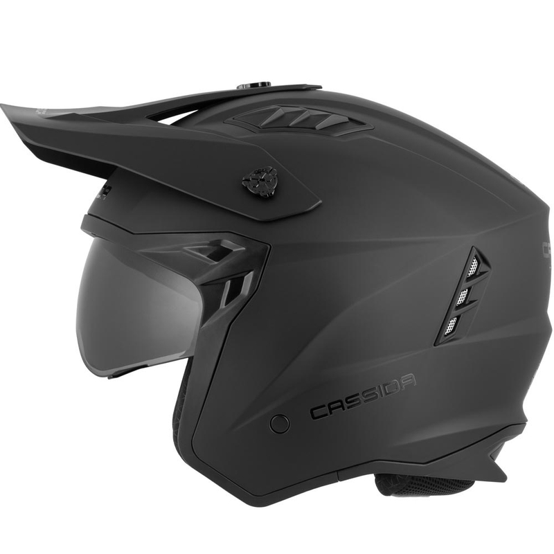 Kask motocyklowy modułowy Cassida Cross Country Dual matowy czarny