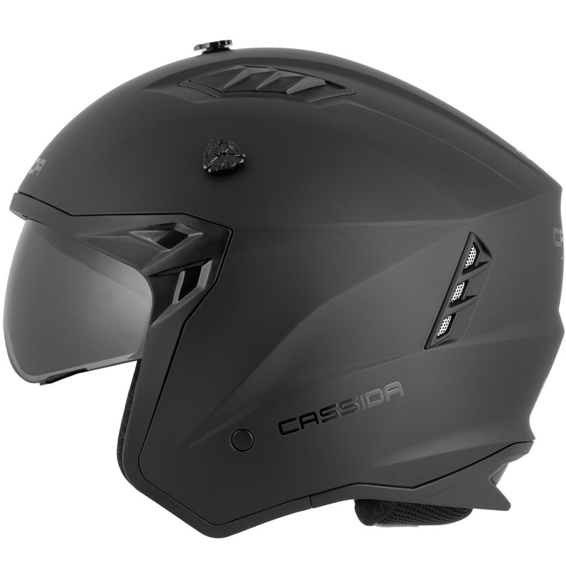 Kask motocyklowy modułowy Cassida Cross Country Dual matowy czarny