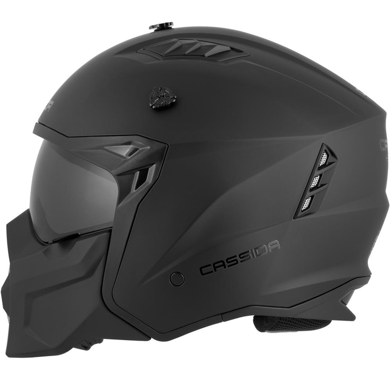 Kask motocyklowy modułowy Cassida Cross Country Dual matowy czarny