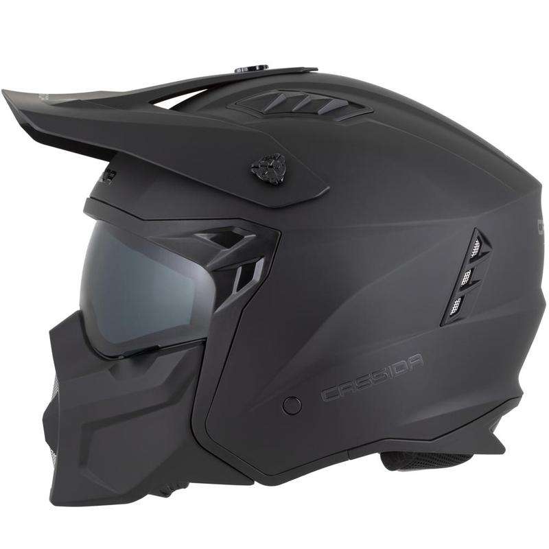 Kask motocyklowy modułowy Cassida Cross Country Dual matowy czarny