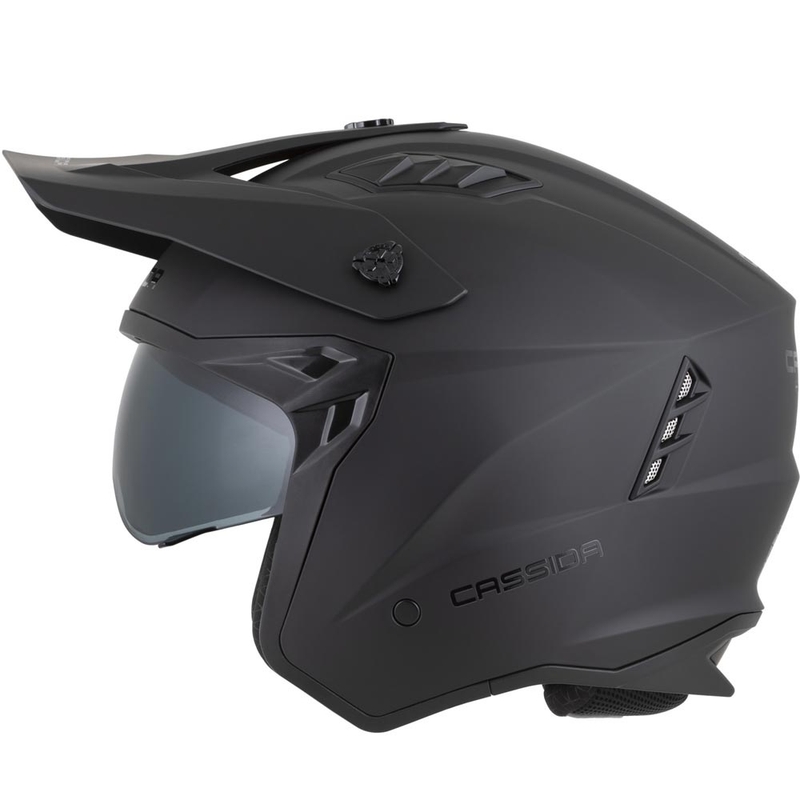 Kask motocyklowy modułowy Cassida Cross Country Dual matowy czarny