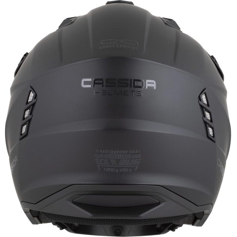 Kask motocyklowy modułowy Cassida Cross Country Dual matowy czarny