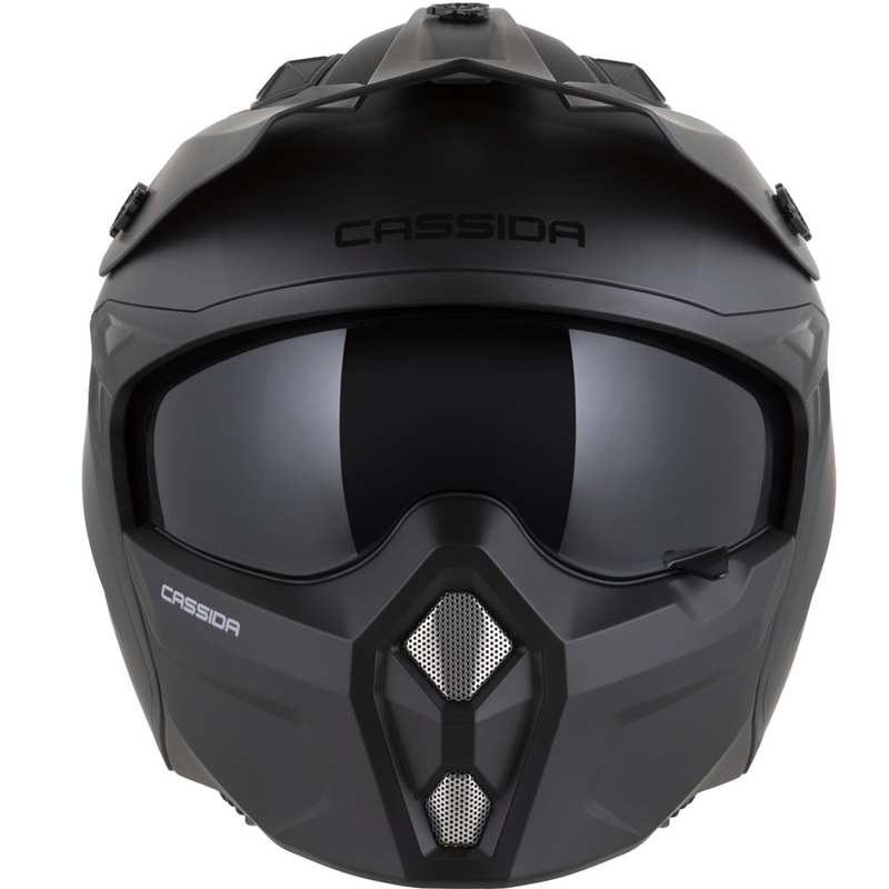 Kask motocyklowy modułowy Cassida Cross Country Dual matowy czarny