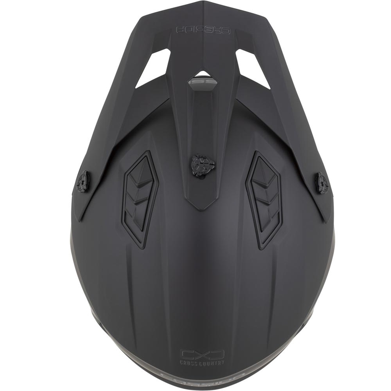 Kask motocyklowy modułowy Cassida Cross Country Dual matowy czarny