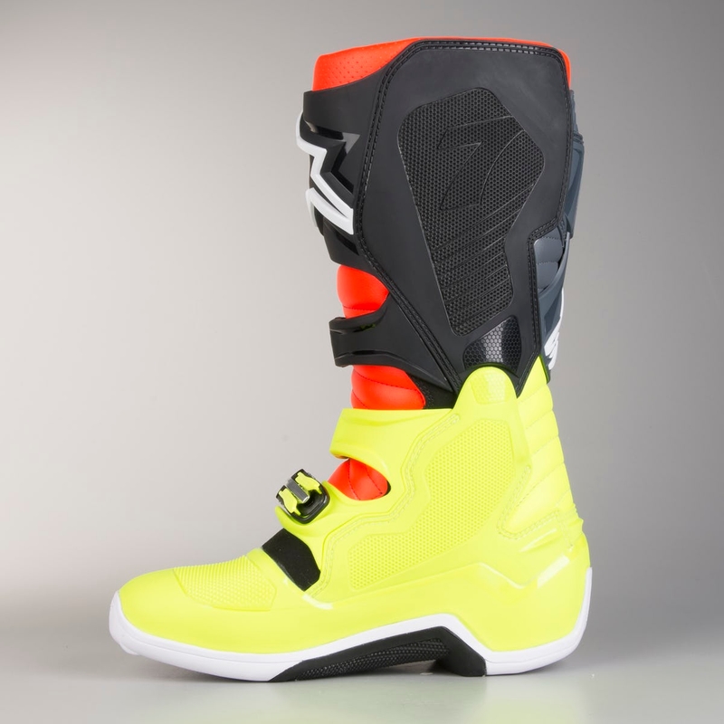 Buty motocyklowe Alpinestars Tech 7 czerwono-fluo żółte