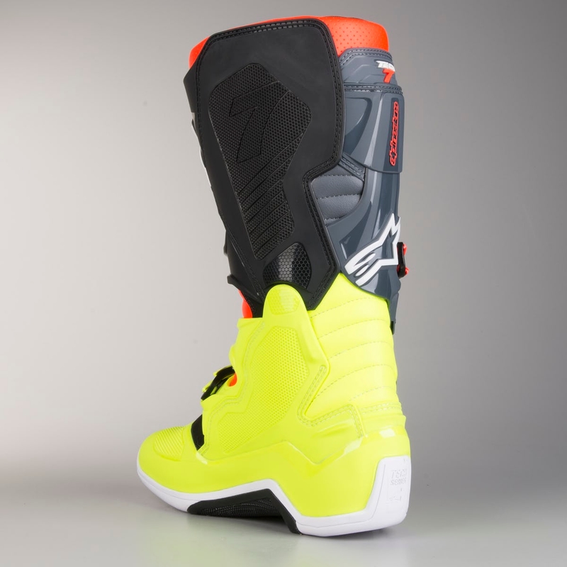 Buty motocyklowe Alpinestars Tech 7 czerwono-fluo żółte