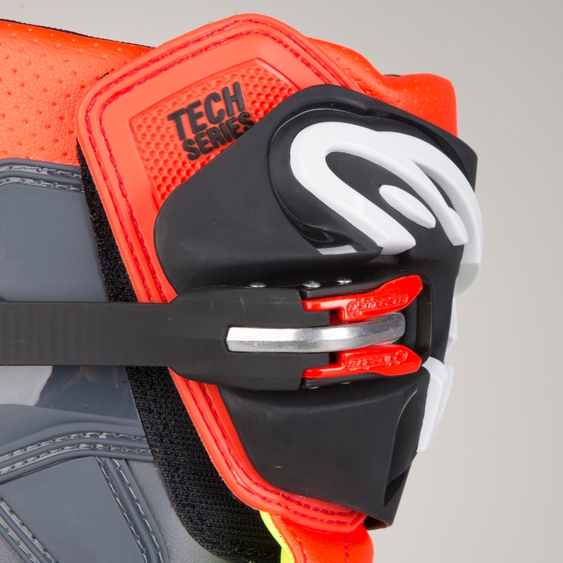 Buty motocyklowe Alpinestars Tech 7 czerwono-fluo żółte