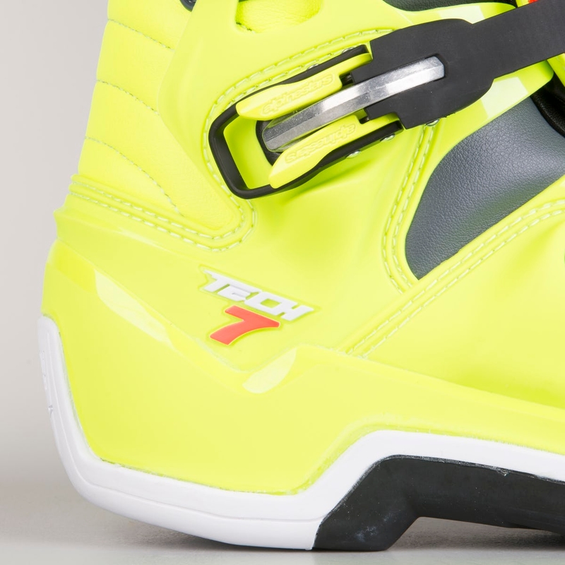 Buty motocyklowe Alpinestars Tech 7 czerwono-fluo żółte