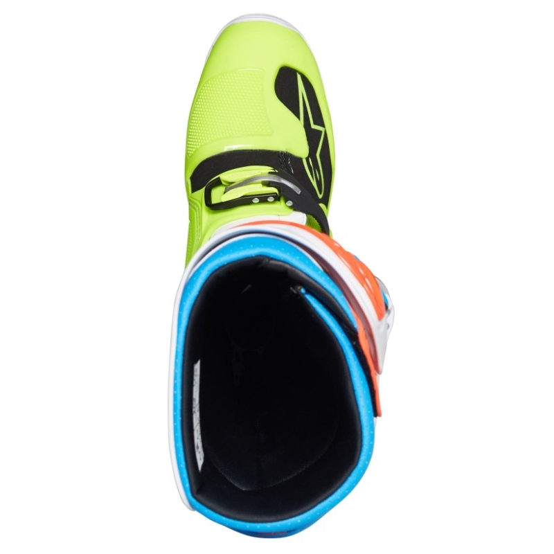 Buty motocyklowe Alpinestars Tech 7 żółto-biało-niebiesko-czerwono-czarne