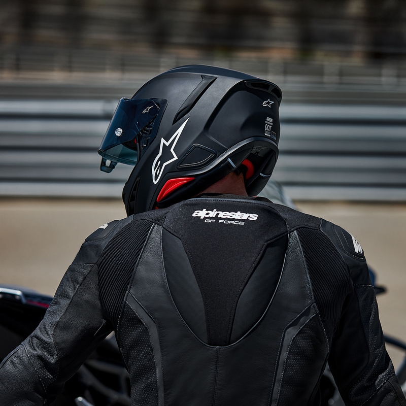 Kask motocyklowy integralny Alpinestars S-R7 Solid matowo czarny