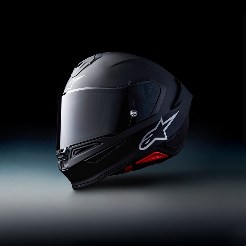Kask motocyklowy integralny Alpinestars S-R7 Solid matowo czarny